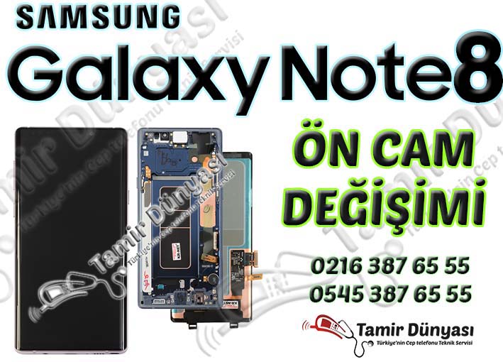 Samsung galaxy note 8 front change