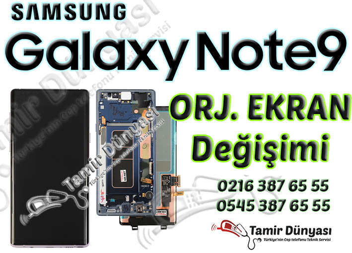 Samsung note 9 lcd change